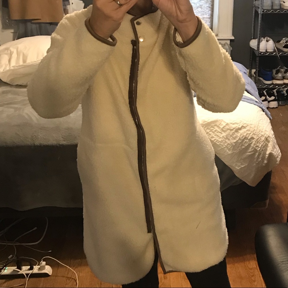 Pile Fleece Sherpa Coat